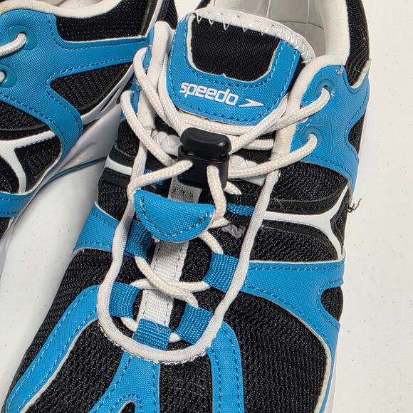 Speedo Womens Hydro Comfort 3.0 Water Shoe Sneaker Womens Sz 9 Blue Black - Picture 3 of 14